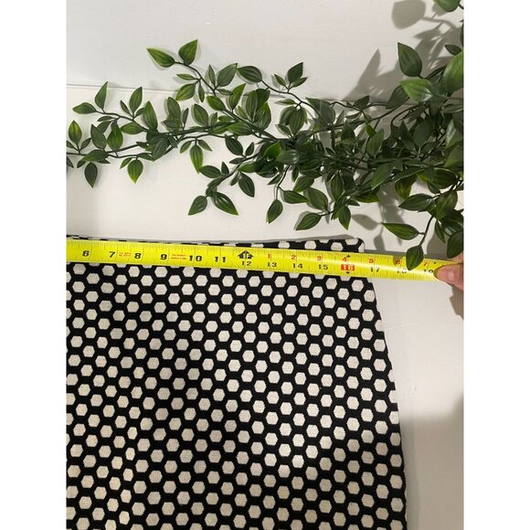 Liz Claiborne Black & White Polka Dot Skirt Medium - Picture 8 of 9